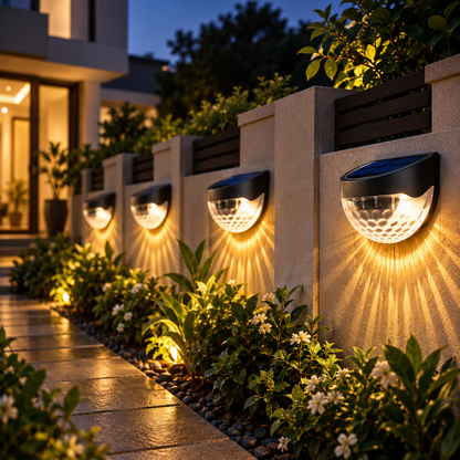 Solar Fence Lights (Pack of 4)